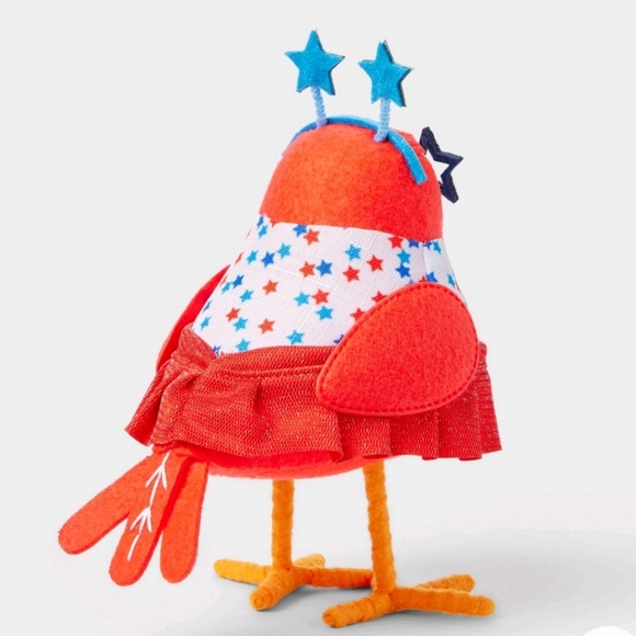 Rare, 2 Bird Bundle: Starla and Bubba Target Fabric Bird, Sun Squad - Picture 4 of 8